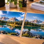 papel fotografico brilhante ou fosco comparativo